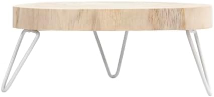 Creative Co-Op Decorative Paulownia Wood Pedestal, Natural - Image 5