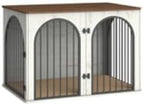 Hzuaneri 44.1" Wooden Dog Crate Furniture, Indoor Dog Kennel Dogs Cage - Image 4