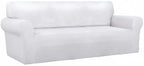 PureFit Stretch Couch Covers for Sofa Large Sofa Slipcovers White | 1-Piece - Image 8