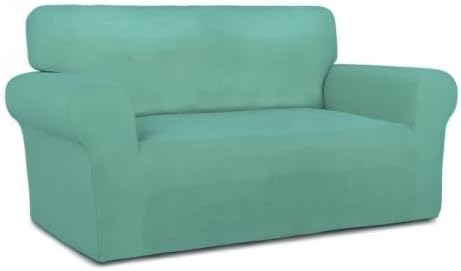 PureFit Stretch Loveseat Covers Fleece Couch Covers - Image 8