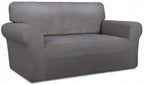PureFit Stretch Loveseat Covers Fleece Couch Covers - Image 8