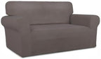 PureFit Stretch Loveseat Covers Fleece Couch Covers - Image 8