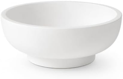 YMXYJM Decorative Resin Bowl, Large Fruit Bowl, White by YMXYJM