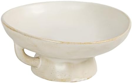 Creative Co-Op Stoneware Bowl w Reactive Glaze, White by Unknown
