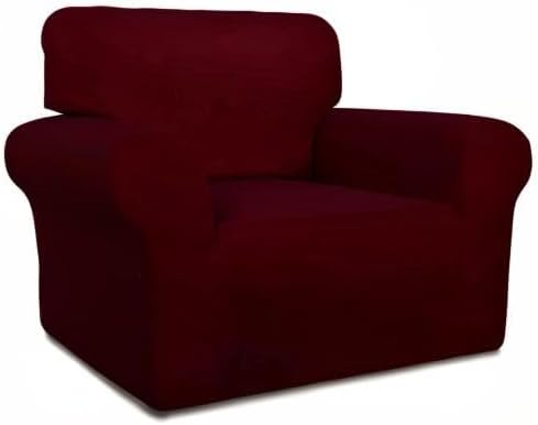 PureFit Super Stretch Chair Covers Fleece Couch Covers - Image 8