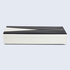 Handicrafts Home Black Large Photo Memory Storage Box with Lid,12x6x2 In - Image 4