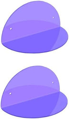 ROYALITA 2-Pack Small Acrylic Shelves Room Decor Floating Shelves, Purple - Image 5