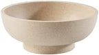 10" Large Decorative Bowl for Entryway Table with Pedestal, Stone Beige by Unknown