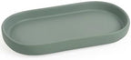 INGOFIN 7" Ceramic Bathroom Vanity Tray- Bathroom Organizer Countertop Tray for Perfume, Jewelry, Candles, Small Kitchen Counter Soap Tray, Decorative for Bathroom Vanity, Toilet Tank, Green by INGOFIN