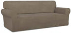 PureFit Stretch Couch Covers for Sofa Large Sofa Slipcovers Natural | 1-Piece - Image 8