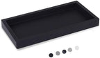 Silicone Bathroom Vanity Tray Dish Soap Holder Sink Organizer, Black by Heagoale