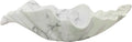 12" Large Decorative Bowl decor, Modern Home Decoration Scallop Bowl,Fashion Key Bowl for Entrance Table, Decorative Fruit Bowl for Kitchen Counter, Ruffle Decor, Marble White by DecorativeBowl