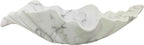 12" Large Decorative Bowl decor, Modern Home Decoration Scallop Bowl,Fashion Key Bowl for Entrance Table, Decorative Fruit Bowl for Kitchen Counter, Ruffle Decor, Marble White by DecorativeBowl