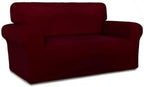 PureFit Stretch Loveseat Covers Fleece Couch Covers - Image 8