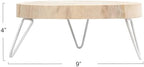 Creative Co-Op Decorative Paulownia Wood Pedestal, Natural - Image 3