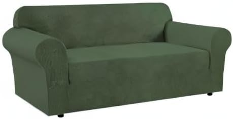 H.VERSAILTEX Stretch Cover for Couch Soft Furniture Covers Slip Covers for 3 - Image 9