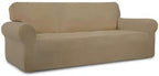 Easy-Going Stretch Oversized Sofa Couch Slipcover Washable Tan | 1-Piece Extra - Image 8