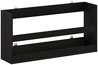 Furinno HERMITE Floating Nursery Book Shelves for Wall, Espresso - Image 5