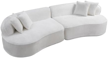Compressed C-Shaped Sectional Sofa, 2-Box Easy Delivery, No Tools Assembly - Image 5