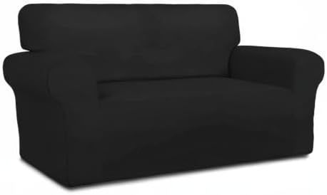 PureFit Stretch Loveseat Covers Fleece Couch Covers - Image 8