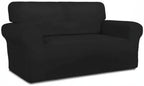 PureFit Stretch Loveseat Covers Fleece Couch Covers - Image 8