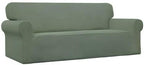 Easy-Going Stretch Oversized Sofa Couch Slipcover Washable Greyish Green | - Image 9