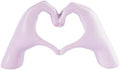 Heart Hands Sculpture Small Shelf Decor Items Resin Love Hand Statue Cute Aesthetic Heart Decor for Living Room TV Stand Bedroom Console Table Centerpieces Elegant Gift,Pink by Unknown