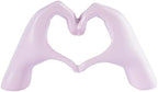 Heart Hands Sculpture Small Shelf Decor Items Resin Love Hand Statue Cute Aesthetic Heart Decor for Living Room TV Stand Bedroom Console Table Centerpieces Elegant Gift,Pink by Unknown