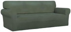 PureFit Stretch Couch Covers for Sofa Large Sofa Slipcovers Grayish Green | - Image 8