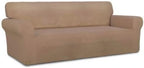 PureFit Stretch Couch Covers for Sofa Large Sofa Slipcovers Camel | 1-Piece - Image 8