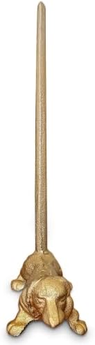 WallCharmers Gold Dog Paper Towel Holder & Metal Toilet Paper Holder Stand by WallCharmers