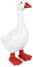 Desk Goose 7 inch Gifts for Women, Mini Desktop Goose Statue Decor for Living Room Bedroom Bookshelf and Office by LRNIOT