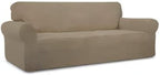 Easy-Going Stretch Oversized Sofa Couch Slipcover Washable Natural | 1-Piece - Image 8