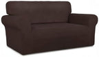 PureFit Stretch Loveseat Covers Fleece Couch Covers - Image 8
