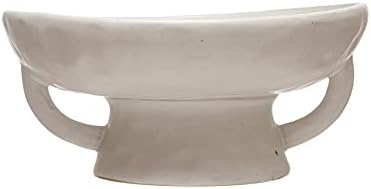 Creative Co-Op Stoneware Bowl w Reactive Glaze, White - Image 3