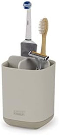 Joseph Joseph Easy-Store - Compact Toothbrush Holder Caddy Bathroom Storage- Ecru Small by Unknown
