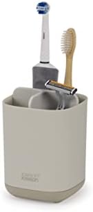 Joseph Joseph Easy-Store - Compact Toothbrush Holder Caddy Bathroom Storage- Ecru Small by Unknown
