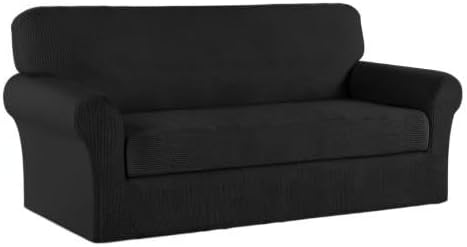Turquoize Stretch Sofa Slipcover 2 Pieces Sofa Cover Couch Cover - Image 8