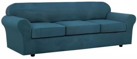 H.VERSAILTEX 4 Piece Stretch Sofa Covers - Image 9