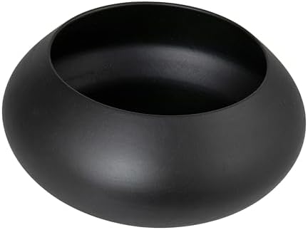 Bloomingville Minimalist Round Mango Wood Bowl, Black by Bloomingville