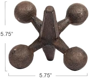 Creative Co-Op Retro Decorative Cast Iron Jack Figurine - Image 2