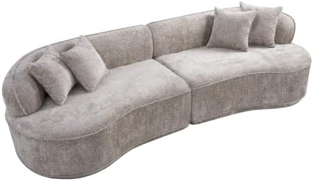 Compressed C-Shaped Sectional Sofa, 2-Box Easy Delivery, No Tools Assembly - Image 3
