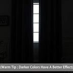 Yakamok Grey Room Darkening Curtains 84 inch Gray Sliding Door Drapes | 1 - Image 9