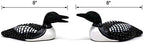 CVHOMEDECO. Primitives Hand Engraving and Painted Wood Loons Rustic Figurine Decorative Accent, Set of 2 - Image 6