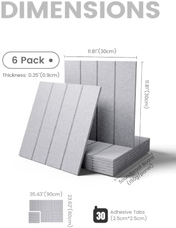 Felt Bulletin Board with Self-Adhesive 6 Pack - Image 2