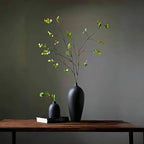 4 Pcs Artificial Ficus Branches Faux Eucalyptus Stems, 47.2 Inch Fake Greenery Stems Realistic Touch Faux Branches for Vase for Office Home Wedding Vase Filler Decoration - Image 5