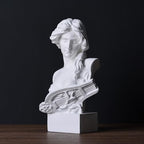 6" H Greek Mythology Bust Statue Decor,Artemis Statues Roman Goddess Figurines,Used for Sketch Practice Aesthetics Statues and Sculptures and Indoor Filling Space for Living Room, Bedroom and Study - Image 2