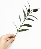 Fake Plants Artificial Olive Branches 10” Fake Greenery Small Olive Leaves Stems, Faux Tree Branch Greenery Stem Silk Plant for Home Decor Office Wedding Bouquets Party DIY Decoration 20 Pcs (No Vase) - Image 4