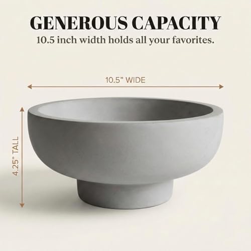 OAKOA Modern Fruit Bowl for Kitchen Counter - Key Bowl for Entryway Table - Image 5