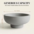 OAKOA Modern Fruit Bowl for Kitchen Counter - Key Bowl for Entryway Table - Image 5